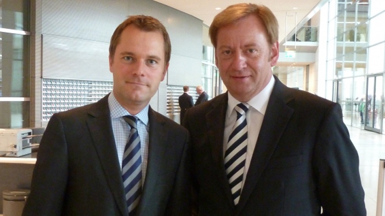 Bundesminister Daniel Bahr, MdB und Ingo Gädechens, MdB Bundesminister Daniel Bahr, MdB und Ingo Gädechens, MdB
