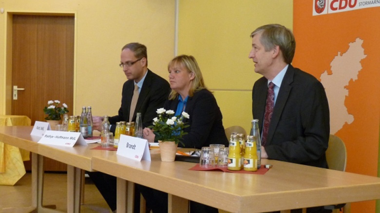 Tobias Koch MdL und Katja Rathje-Hoffmann MdL beim CDU-Behindertenforum