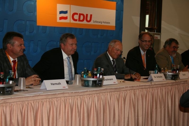 Besuch von Finanzminister Schäuble