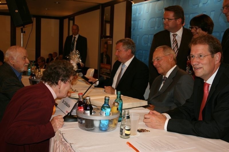 Besuch von Finanzminister Schäuble