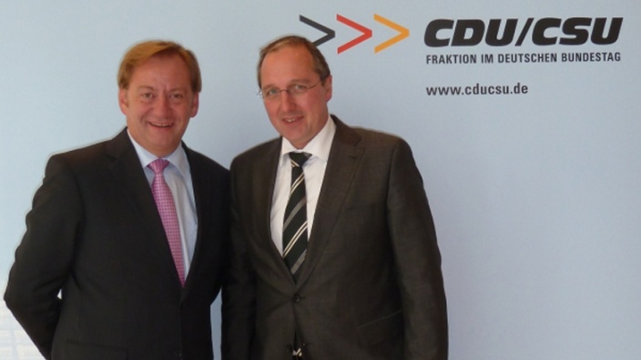 Minister Jost de Jager zu Besuch bei der CDU/CSU-Bundestagsfraktion
