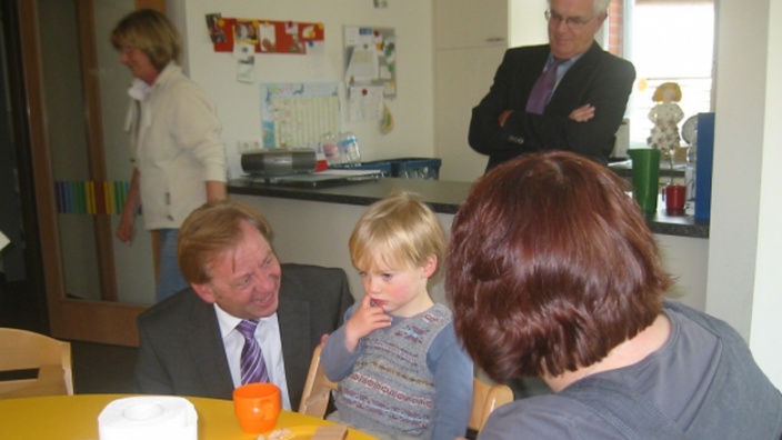 CDU-Bundestagsabgeordneter Ingo Gädechens besucht das Familienzentrum der Lebenshilfe Ostholstein in Bad Schwartau